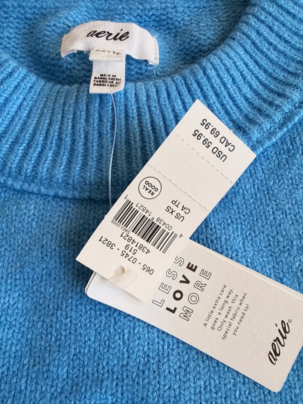 NWT 0745-3821 Aerie sweater XS RELAXED - Picture 2 of 5